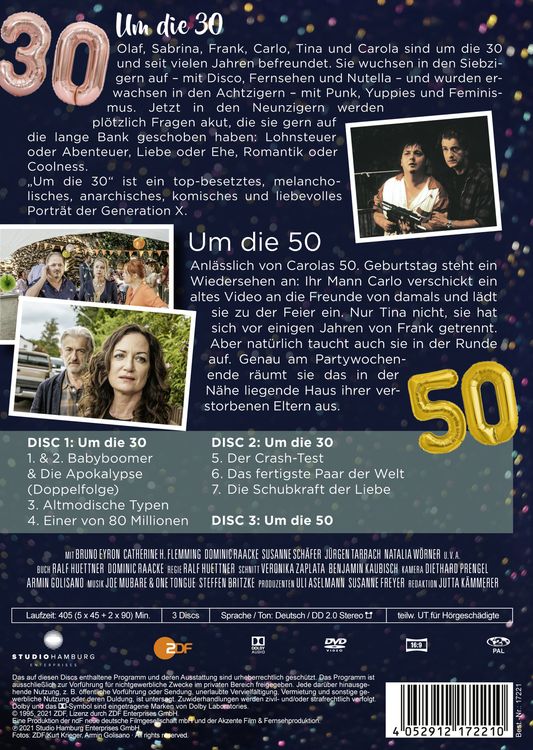 Produktbild: Um die 30 - Um die 50 DVD [3 DVDs]