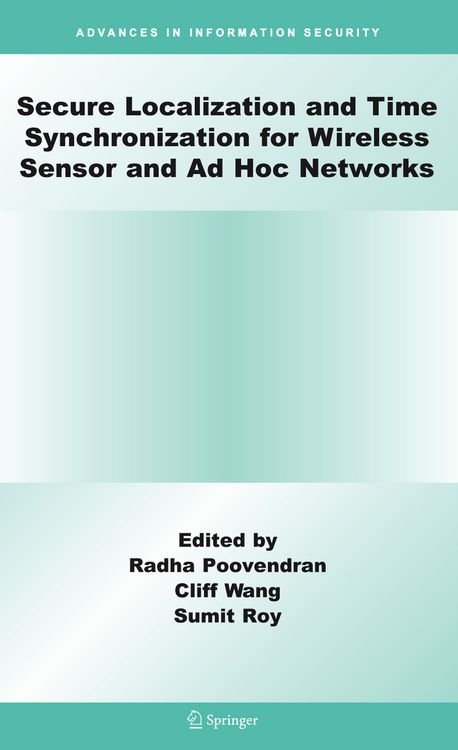 Produktbild: Secure Localization and Time Synchronization for Wireless Sensor and Ad Hoc Networks
