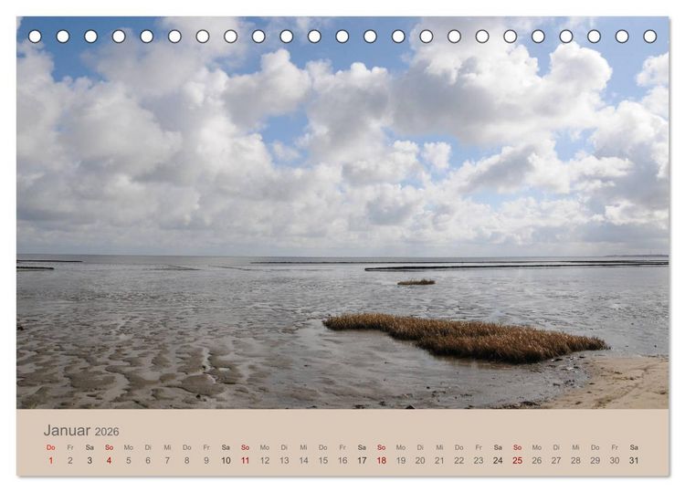 Produktbild: Sylt-Momente (Tischkalender 2026 DIN A5 quer), CALVENDO Monatskalender