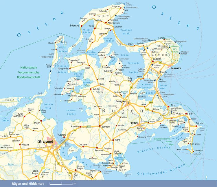Produktbild: TRESCHER Reisef&uuml;hrer R&uuml;gen, Hiddensee, Stralsund
