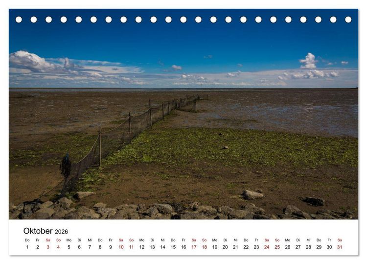 Produktbild: Ein Sommer auf Sylt (Tischkalender 2026 DIN A5 quer), CALVENDO Monatskalender