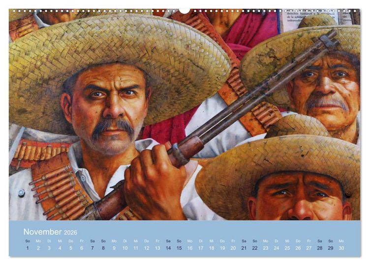 Produktbild: Mexikanische Graffitis (Wandkalender 2026 DIN A2 quer), CALVENDO Monatskalender