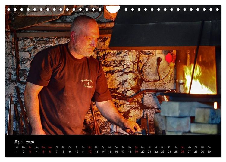 Produktbild: Alte Handwerkskunst Messerschmied (Wandkalender 2026 DIN A4 quer), CALVENDO Monatskalender