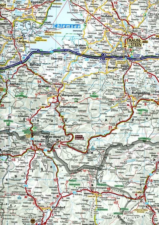 Produktbild: ADAC Urlaubskarte &Ouml;sterreich 05 Tirol, Osttirol, Salzburg 1:150.000