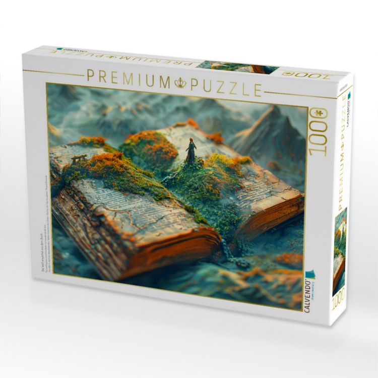 Produktbild: CALVENDO Puzzle Die Welt erw&auml;chst aus dem Buch | 1000 Teile Lege-Gr&ouml;&szlig;e 64x48cm Foto-Puzzle f&uuml;r gl&uuml;ckliche Stunden