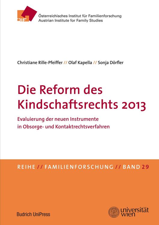 Produktbild: Die Reform des Kindschaftsrechts 2013