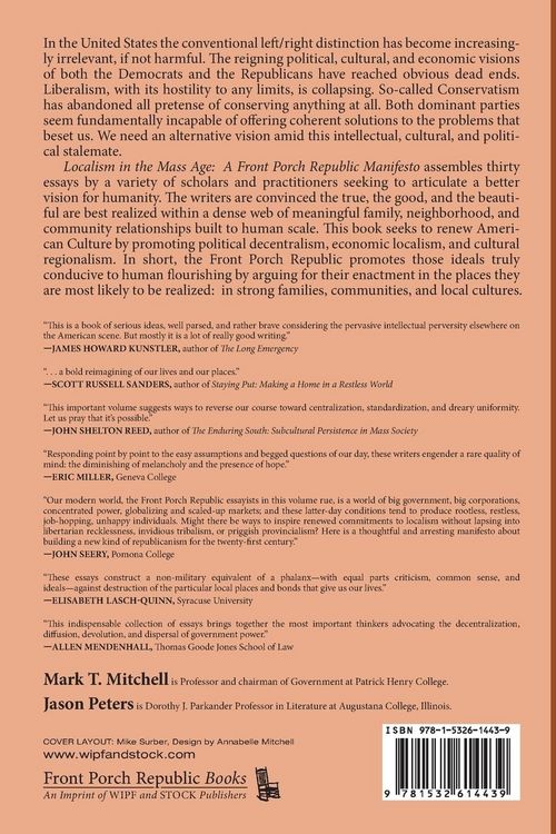 Produktbild: Localism in the Mass Age