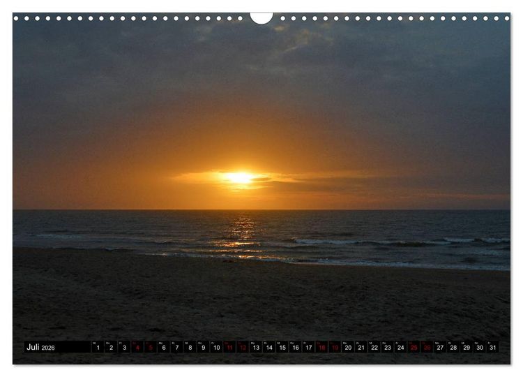 Produktbild: Entlang der Nordseek&uuml;ste (Wandkalender 2026 DIN A3 quer), CALVENDO Monatskalender