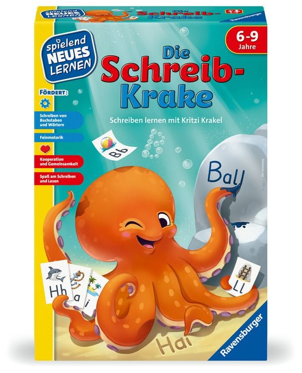 Produktbild: Die Schreib-Krake - Lernspiel ab 6 Jahre