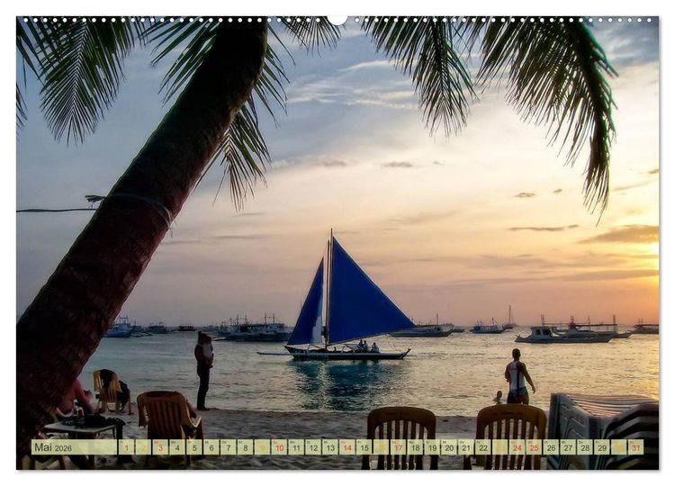 Produktbild: Reise durch Asien - Philippinen (Wandkalender 2026 DIN A2 quer), CALVENDO Monatskalender