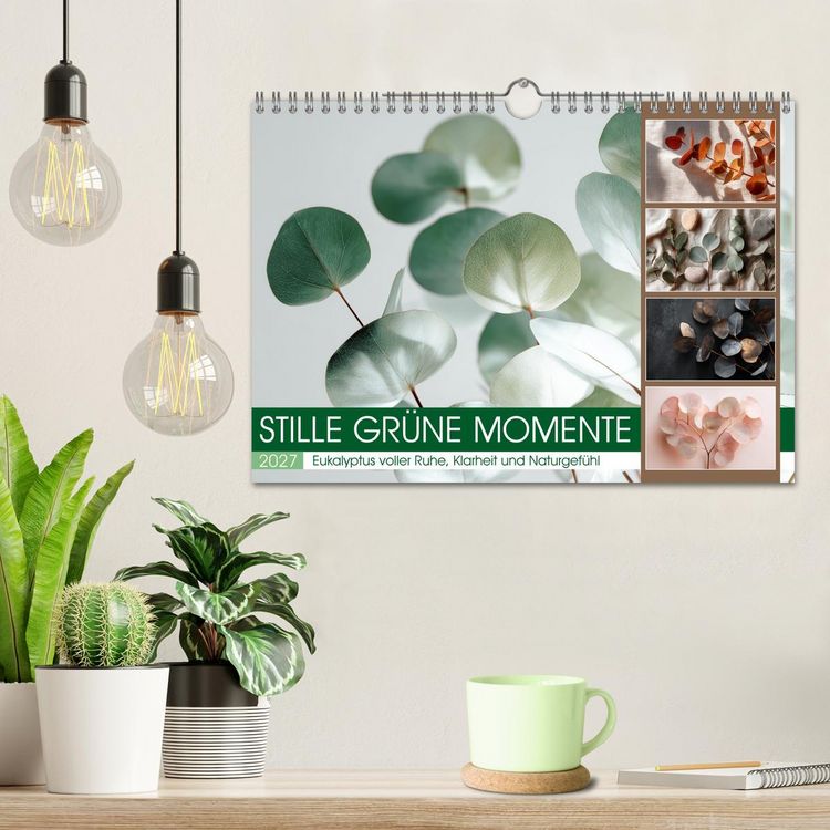 Produktbild: Stille Gr&uuml;ne Momente (Wandkalender 2027 DIN A4 quer), CALVENDO Monatskalender