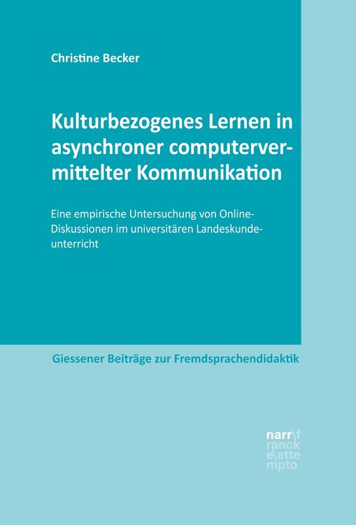 Produktbild: Kulturbezogenes Lernen in asynchroner computervermittelter Kommunikation
