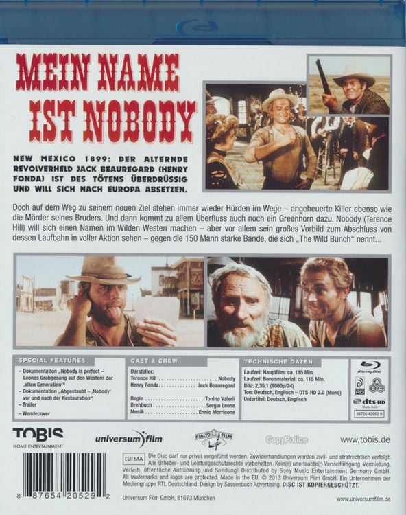 Produktbild: Mein Name ist Nobody