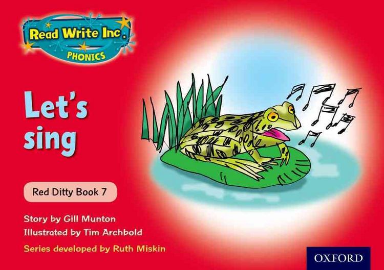 Produktbild: Read Write Inc. Phonics: Red Ditty Book 7 Let''s Sing