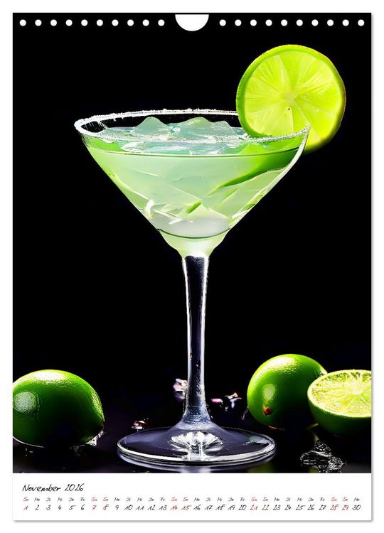 Produktbild: Mixology Meisterwerke (Wandkalender 2026 DIN A4 hoch), CALVENDO Monatskalender