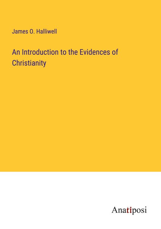 Produktbild: An Introduction to the Evidences of Christianity