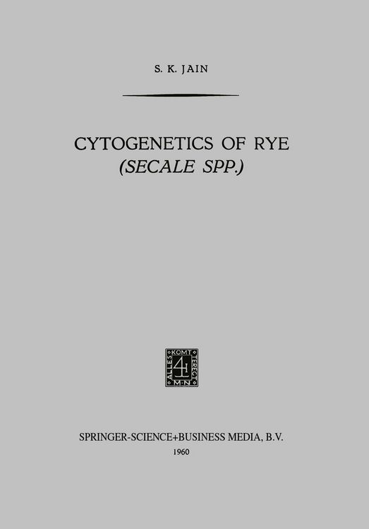 Produktbild: Cytogenetics of Rye (Secale Spp.)