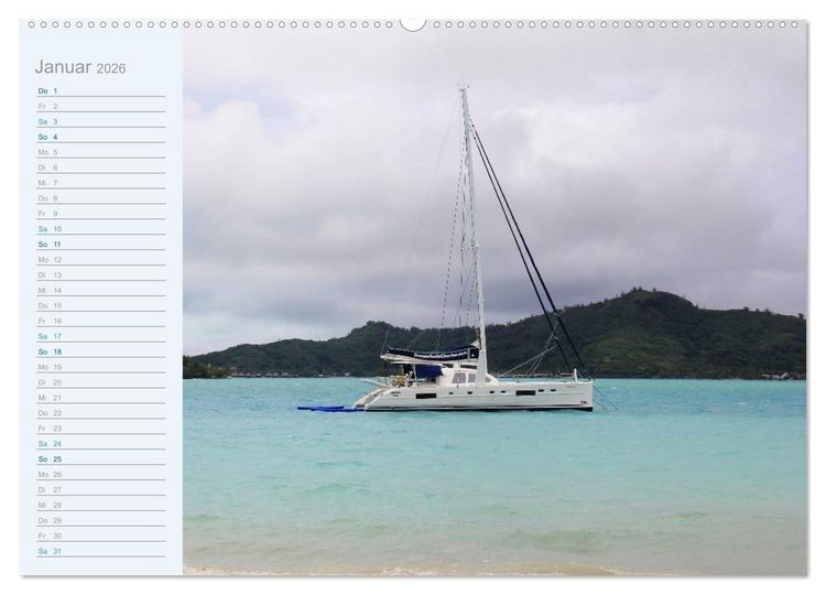 Produktbild: Katamaran-Tour (Wandkalender 2026 DIN A2 quer), CALVENDO Monatskalender