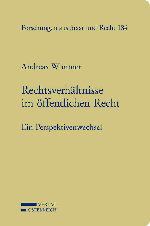 Produktbild: Rechtsverhältnisse im öffentlichen Recht