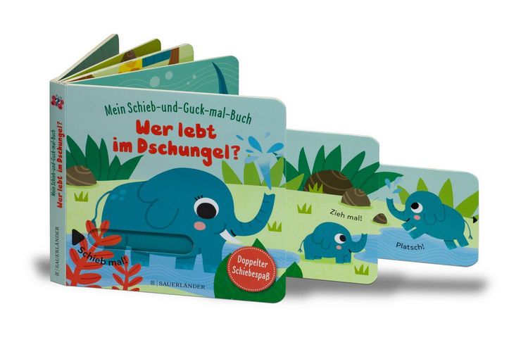 Produktbild: Mein Schieb & Guck-mal-Buch: Wer lebt im Dschungel?
