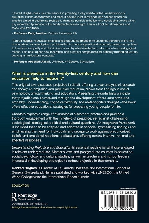 Produktbild: Understanding Prejudice and Education