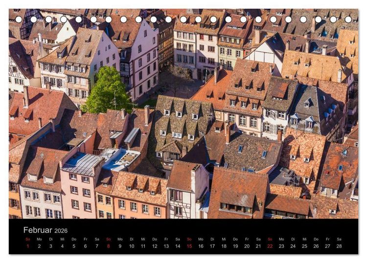 Produktbild: Stra&szlig;burg Impressionen (Tischkalender 2026 DIN A5 quer), CALVENDO Monatskalender