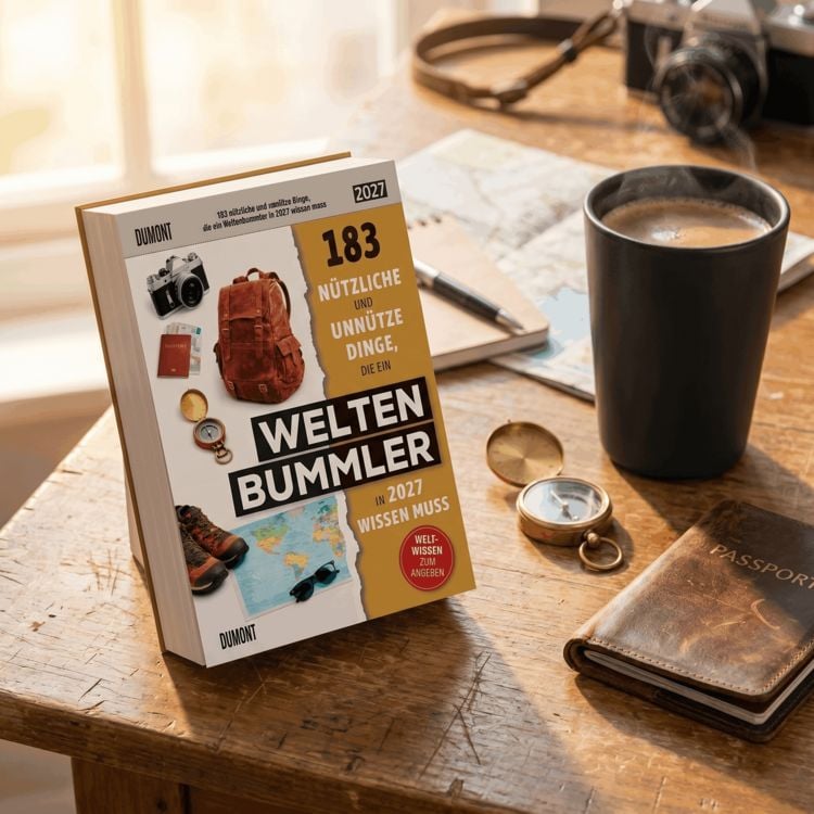 Produktbild: 183 n&uuml;tzliche und unn&uuml;tze Dinge, die ein Weltenbummler in 2027 wissen muss