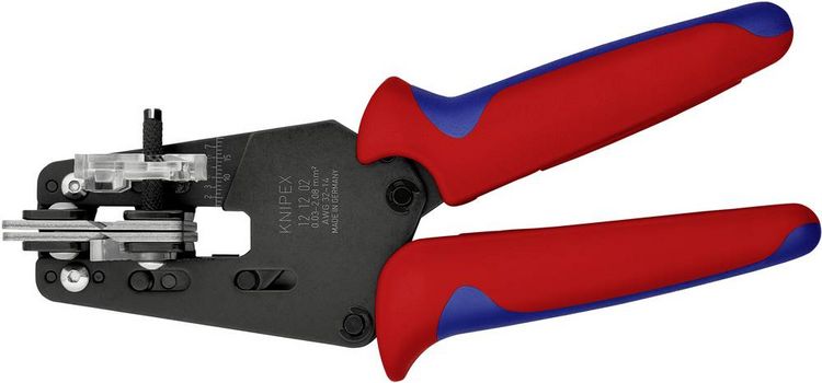 Produktbild: Knipex 12 12 02 12 12 02 Abisolierzange 0.03 bis 2.08mm&sup2; 14 bis 32