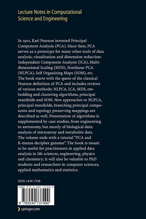 Produktbild: Principal Manifolds for Data Visualization and Dimension Reduction