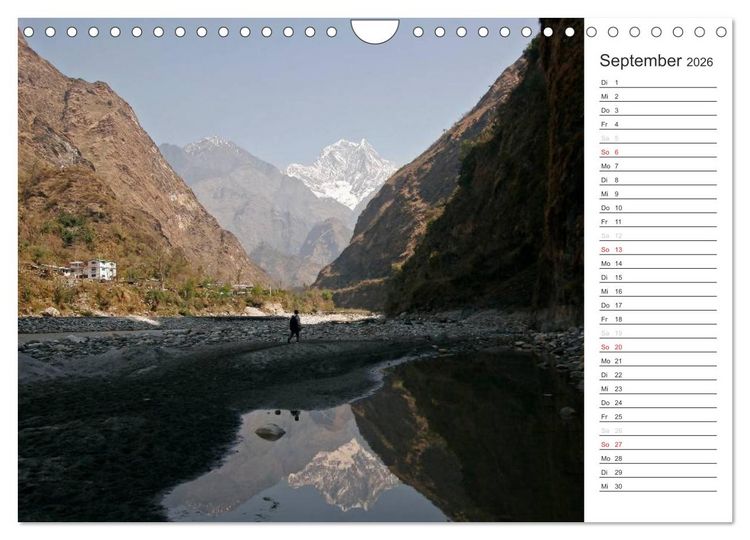 Produktbild: Nepal (Wandkalender 2026 DIN A4 quer), CALVENDO Monatskalender