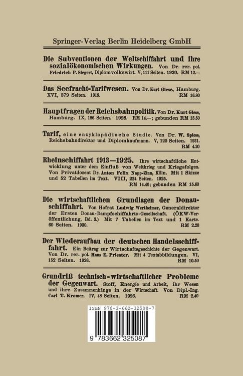 Produktbild: Der Seefrachtenmarkt