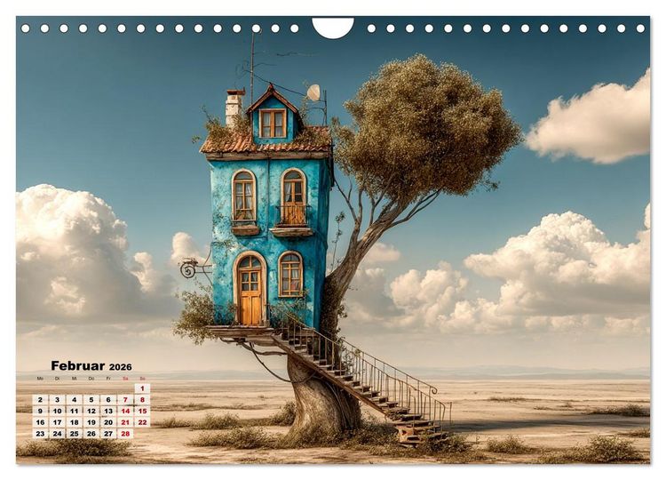 Produktbild: Ein Zuhause ist kein Winkelma&szlig;, sondern ein Gef&uuml;hl (Wandkalender 2026 DIN A4 quer), CALVENDO Monatskalender