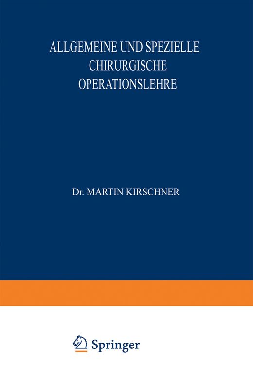 Produktbild: Allgemeine und Spezielle Chirurgische Operationslehre
