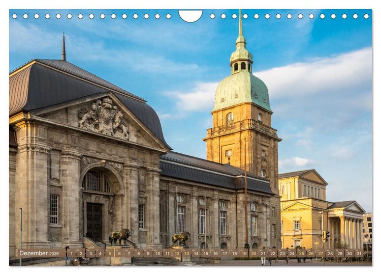 Produktbild: Darmstadt im Licht (Wandkalender 2026 DIN A4 quer), CALVENDO Monatskalender