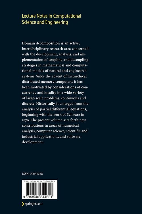 Produktbild: Domain Decomposition Methods in Science and Engineering XVI