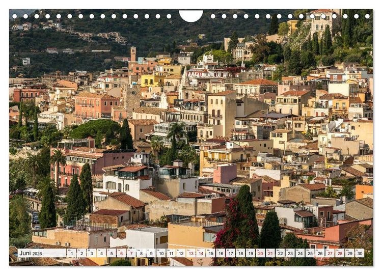 Produktbild: Sizilien - Taormina (Wandkalender 2026 DIN A4 quer), CALVENDO Monatskalender