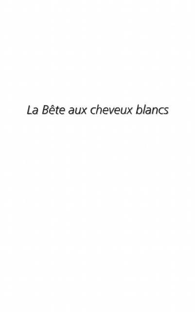 Produktbild: Bete aux cheveux blancs la