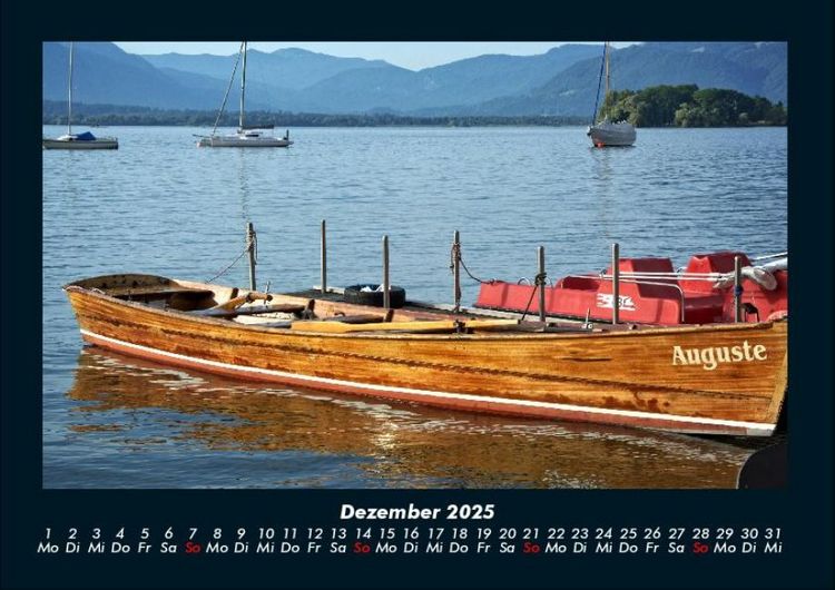 Produktbild: Die Seen der Erde 2025 Fotokalender DIN A4