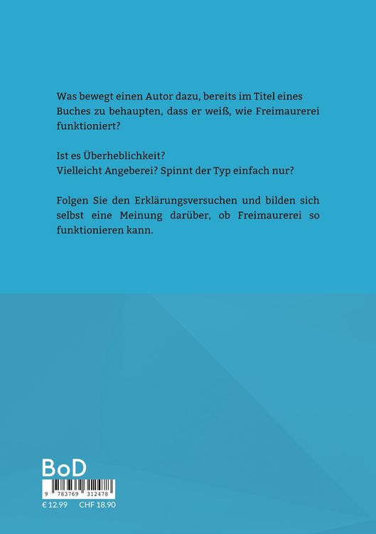 Produktbild: SO...............kann Freimaurerei funktionieren
