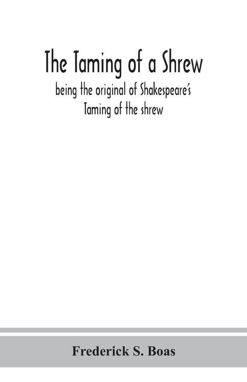 Produktbild: The taming of a shrew