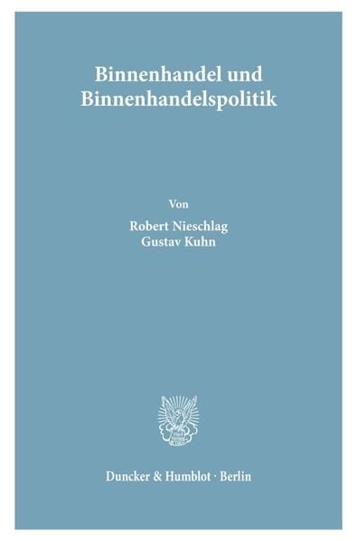 Produktbild: Binnenhandel und Binnenhandelspolitik.
