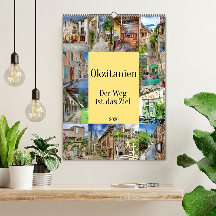 Produktbild: Okzitanien, Der Weg ist das Ziel (Wandkalender 2026 DIN A2 hoch), CALVENDO Monatskalender