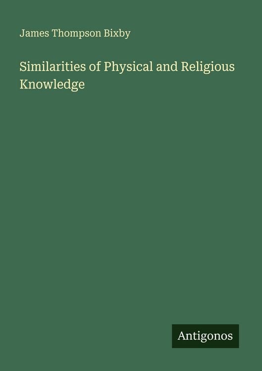 Produktbild: Similarities of Physical and Religious Knowledge