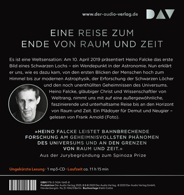 Produktbild: Licht im Dunkeln. Schwarze L&ouml;cher, das Universum und wir