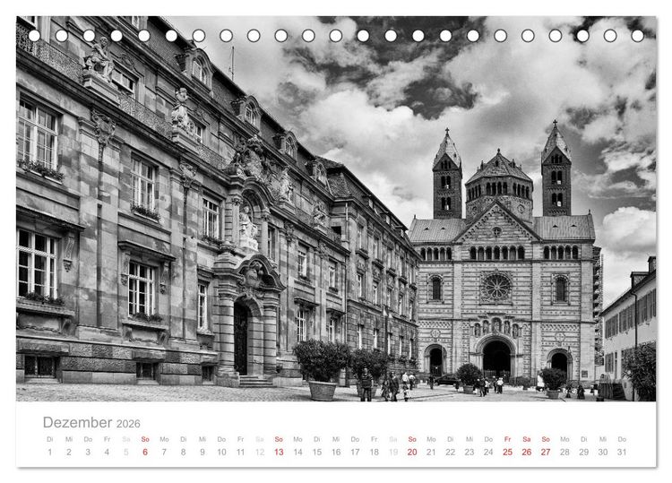Produktbild: Stadtansichten Speyer (Tischkalender 2026 DIN A5 quer), CALVENDO Monatskalender