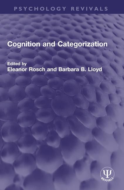 Produktbild: Cognition and Categorization