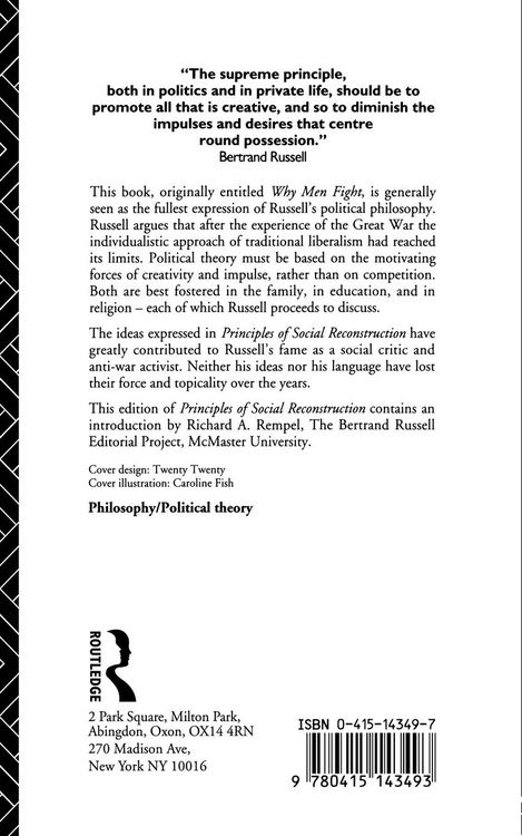 Produktbild: Principles of Social Reconstruction