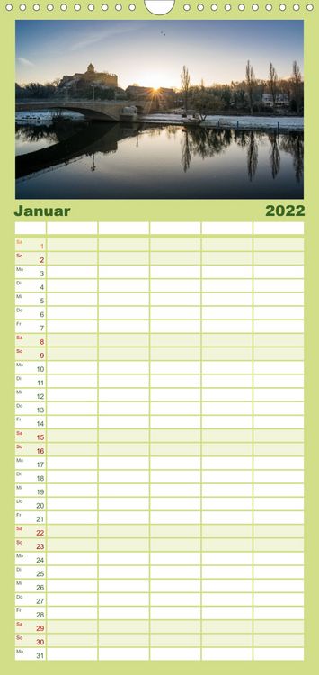 Produktbild: Familienplaner Sachsen-Anhalt - Meine vielf&auml;ltige Heimat (Wandkalender 2022 , 21 cm x 45 cm, hoch)