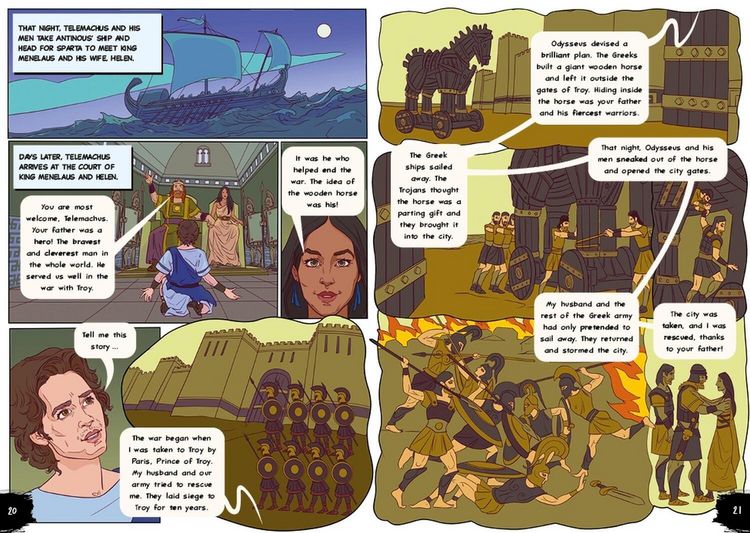 Produktbild: Classics in Graphics: Homer's the Odyssey
