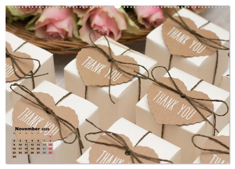 Produktbild: W wie Wedding (Wandkalender 2026 DIN A2 quer), CALVENDO Monatskalender